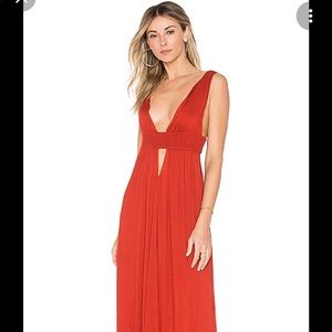 INDAH - Red maxi sun dress